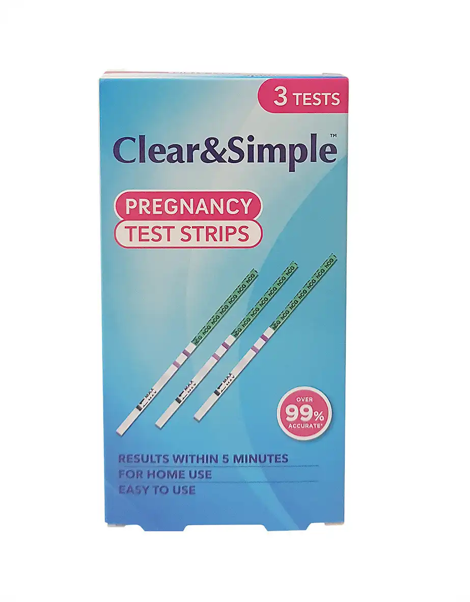 Clear & Simple Pregnancy 3 Tests Stirps